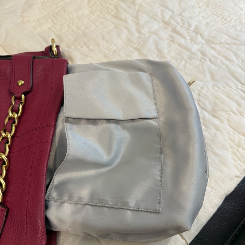Coach North South chain duffle F19722 Excellent condition Boysenberry - Picture 4 of 10